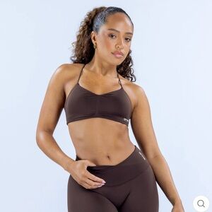 Brown Sports Bra